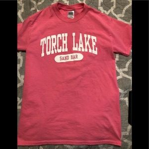 Hot Pink Torch Lake Tee, Small